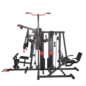 M-05 Multi-Functional 5-Station Strength Training Equipment for Home Gym Black