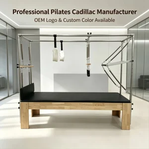 M201A Commercial Wooden Pilates Cadillac Reformer Table with Trapeze Tower OEM Fitness Equipment Supplier