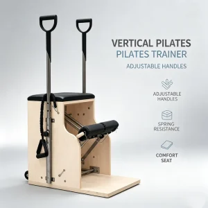M401C Maple Wood Pilates Wunda Chair Durable Adjustable Safe Multi-functional Health Equipment Pilates Studio Body Strength