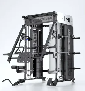 M8 Smith Machine Comprehensive Trainer 140kg Steel Counterweight Aluminum Alloy Pulleys