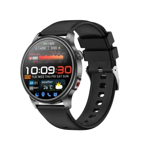 MF29 AMOLED Fitness Tracker Watch GPS 3ATM Sports Watch for Men Silica Gel Band Smart Health Bracelet