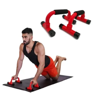 MICOGO Home Workout Equipment Push Up Bar with Soft Foam Grip and Non Slip Feet for Standard Handle Push Ups