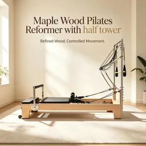 MJD-W23A Maple Pilates Reformer Machine with Half Tower Pilates Half Trapeze Factory Direct Supply
