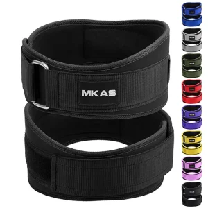 MKAS Gym Weight Lifting Belts Weightlifting Belt Strength Training Back Support Belt Power Workouts Waist Support Belts
