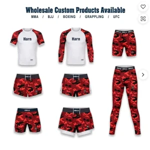 MMA BJJ Surf Boxing Rash Guard Compression Shirt Polyester Spandex Skin-Friendly Elastic Sports Training Set
