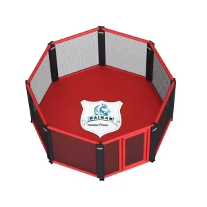 MMA Boxing Ring Octagon Cage Polyurethane for Free Fighting and Sanda Training Competition Ready Floor Level Custom
