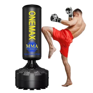 MMA Freestanding Sandbag with Less Vibration for Boxing, Kickboxing, and Muay Thai Training