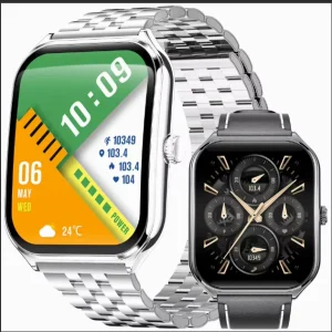 MT61 Smart Watch for Men and Women with Sports Modes, Heart Rate Monitor, HD Display, Bluetooth Calling, Waterproof