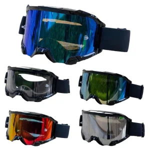 MX Goggles UV400 Impact Resistant Windproof Anti Fog Goggles for Mountain Bike Downhill Off Road Racing