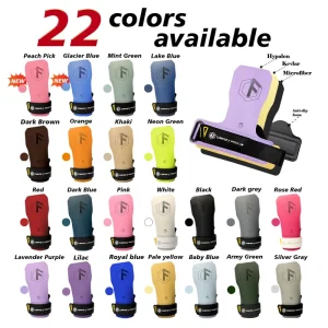 Magnesium-Free Hypalon Hand Grips for Weightlifting and Gymnastics Palm Protectors Pull-Up Grip