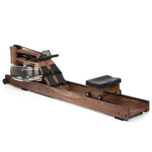 Magnetic Assisted Quiet Solid Wood Rower with Water Resistance for Home Gym
