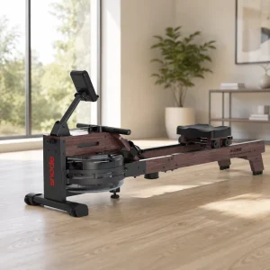 Magnetic Foldable Rowing Machine with Adjustable Resistance, LCD Monitor, Silent Operation, Full-Body Low-Impact Home Cardio Equipment