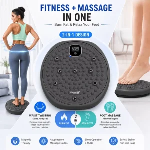 Magnetic Foot Massage Rotating Platform