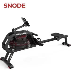 Magnetic Rowing Machine Silent Resistance Foldable Steel Rower with LCD Monitor for Full Body Home Cardio Training