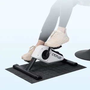 Manual and ERG Mode Under-Desk Electric Elliptical Mini Seated Bike Pedal Exerciser