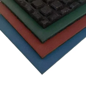 Manufacture 40mm Protective Flooring Rubber Tile Floor Mat