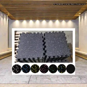 Manufacturer 12-50 mm Protective Rubber Flooring Tile for Gym
