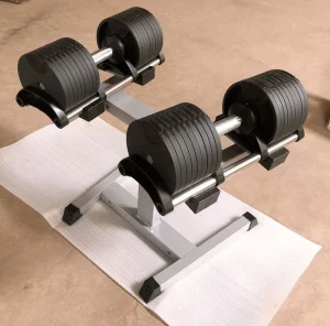 Manufacturer Adjustable Dumbbell Weights, 2kg/2.5kg/4kg and 5lb Increments, 5-100lb, 24-45kg