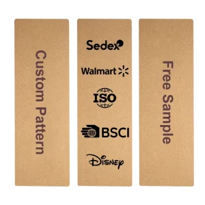 Manufacturer Cork Yoga Mat with Organic Natural Rubber for Hot Yoga and Pilates