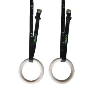 Manufacturer Custom Logo Wooden Gym Ring Suspension Trainers for Effective Gym Workout