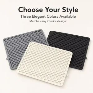 Manufacturer Custom-Made Double-Layer Anti-Slip Waterproof Easy-to-Clean Silicone Pet Mat