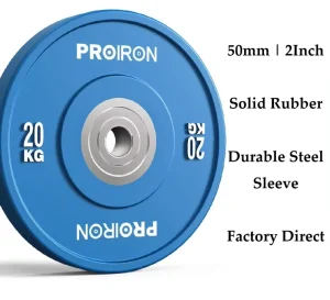 Manufacturer Direct Colorful Rubber-Coated Bumper Barbell Weight Plates Set