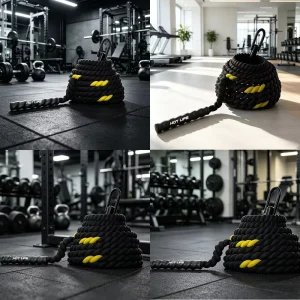 Manufacturer Eco-Friendly Polyester Battle Rope for Gym Strength Training