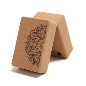 Manufacturer Factory Custom High Density Natural Cork Yoga Block Eco-Friendly with Logo