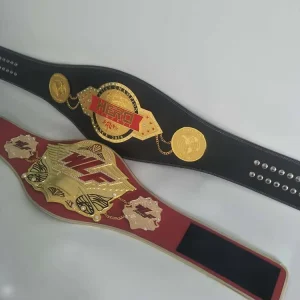 Manufacturer Professional Custom BMF Belt Heavy Duty Big Metal Leather Wrestling Boxing Martial Arts Championship Belts