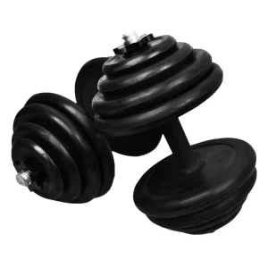 Manufacturer Rubber-Coated Dumbbells, 10 kg, Home Fitness, Arm Workout