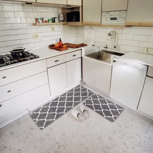 Manufacturer Runner Kitchen Floor Mat, Multi-Color, Waterproof, Cushioned, Tufted, Washable