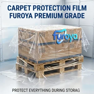 Manufacturer Soft Stretch Pallet Cover Film for Residential and Commercial Flooring Protection