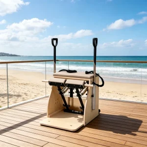 Maple Pilates Chair Kit with Tension Spring Resistance for Commercial Gym Training