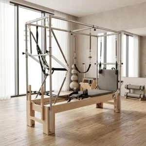 Maple Wood 3-in-1 Pilates Reformer for Pilates Studios and Gyms