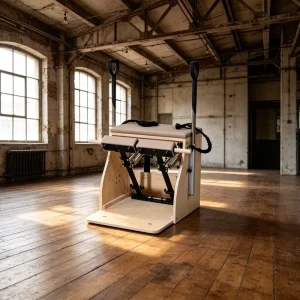 Maple Wood Pilates Chair with Split Pedals for Full Body Workout Training