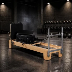 Maple Wood Pilates Core Bed 300kg Capacity Aluminum Upright Reformer Factory Direct