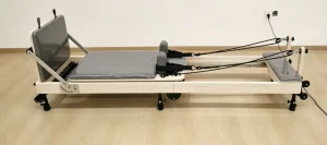 Maple Wood Pilates Reformer Foldable with Steel Feet for Pilates Studio