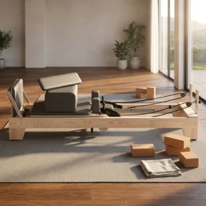 Maple Wood Pilates Reformer for Boutique Commercial Pilates Studio