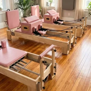 Maple Wood Pilates Reformer for Studio Use