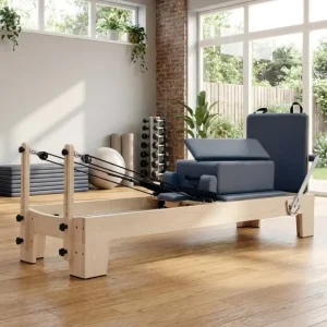Maple Wood Pilates Reformer with 6 German Springs Clinical Pilates Reformer