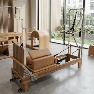 Maple Wood Pilates Reformer with Tower Commercial Pilates Equipment Manufacturer Factory CE ISO