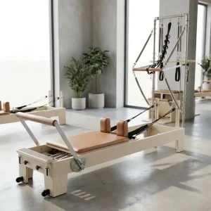 Maple Wood Pilates Reformer with Tower Manufacturer CE