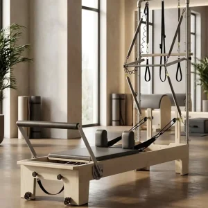 Maple Wood Pilates Reformer with Tower Manufacturer for Studio CE ISO