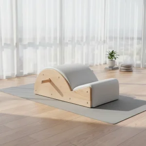 Maple Wood Pilates Spine Corrector for Posture Back Stretching Yoga Arc Barrel