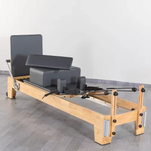 Maple Wood Portable Adjustable Multifunction Pilates Reformer Machine for Commercial Yoga Studio