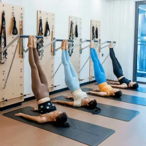 Maple Wood Wall-Mounted Pilates Springboard for Studio Training