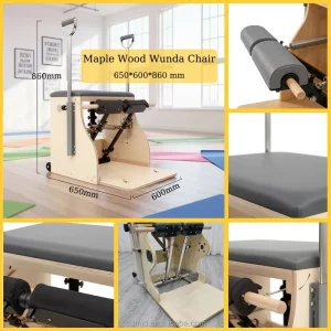 Maple Wood Wunda Chair MJD W18A for Pilates Exercise