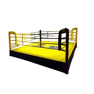 Martial Arts Boxing Ring with Rope and Covers