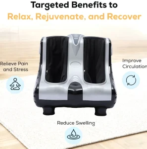 Masajeador De Pies Heath Care Shiatsu Calf Electric Infrared Compression Stimulator Blood Circulation Foot Leg Calf Massager