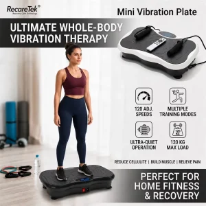 Massage Vibration Plate Exercise Machine, Vibrating Platform, Mini Ultrathin Standing Board